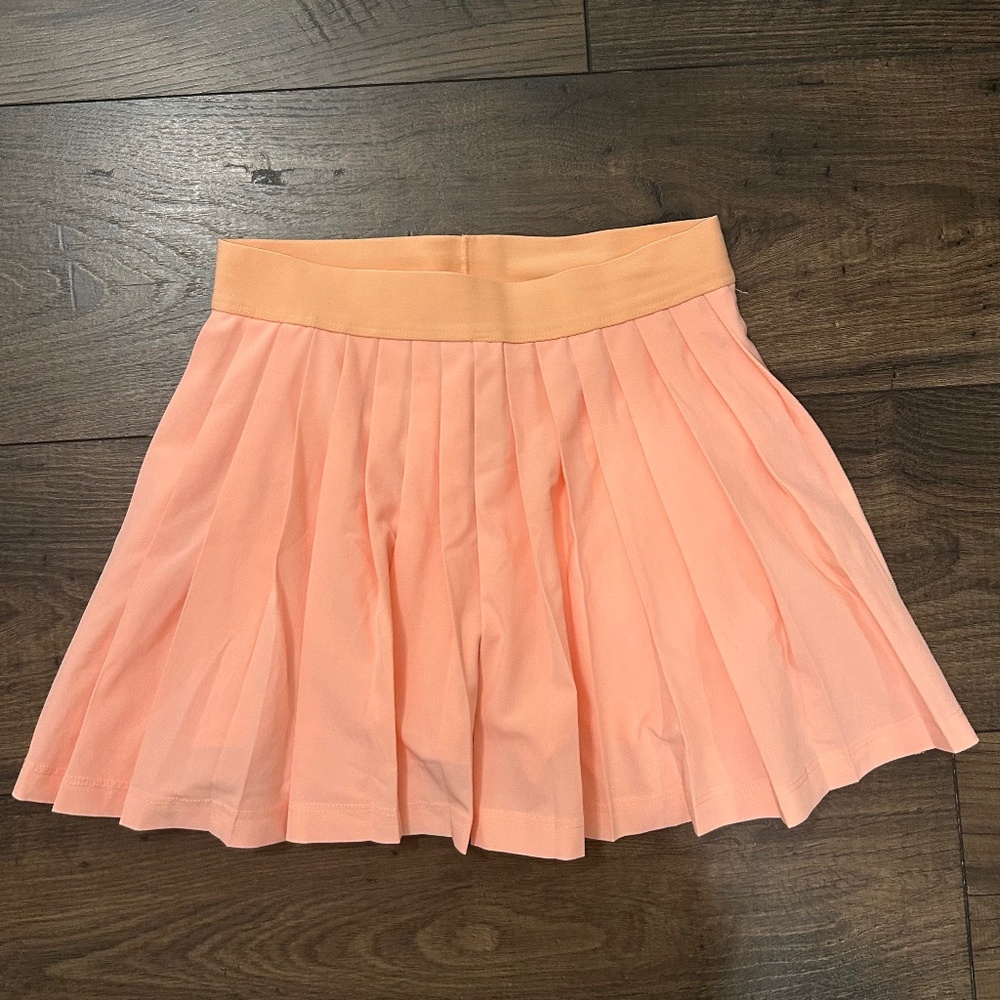 Athleta Girls 8-10 Orange Tennis Skirt